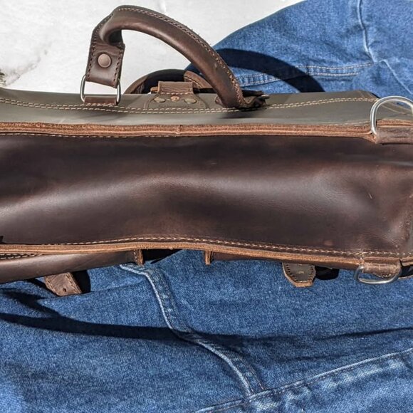 SBL Saddleback Leather, Flight Bag Leather Briefcase - Picture 6 of 8